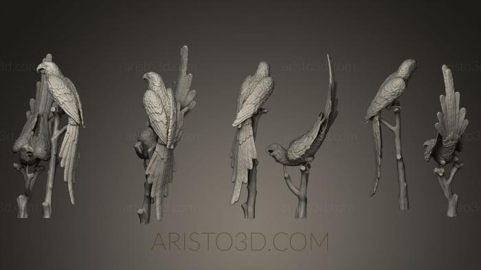 Bird figurines (STKB_0116) 3D model for CNC machine